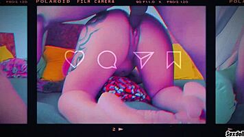 Tattooed Anime Girl Gives Oily Footjob With Mouth And Cum