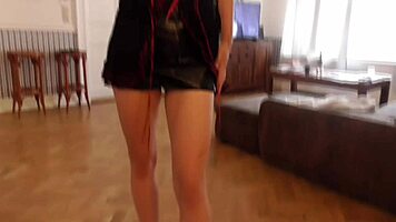 czech nerdy teen 18+ gives lap dance and handjob before getting fucked hard