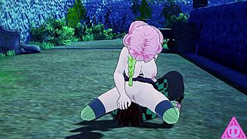 Tanjiro and Mitsuri in Uncensored Hentai Gameplay