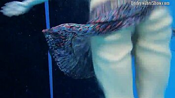 Wow, check Adriana's slutty underwater walk! So hot! 🔥