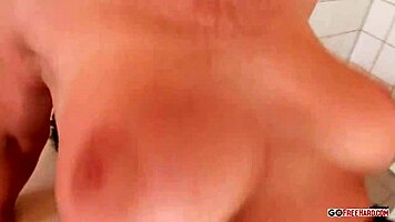 jessamine rides hard bent over with big tits bouncing
