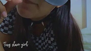 young nympho from usa uses dildo for intense masturbation pleasure