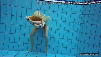 Petite Teen Milana Voda Enjoys Free Naked Swimming In The Pool