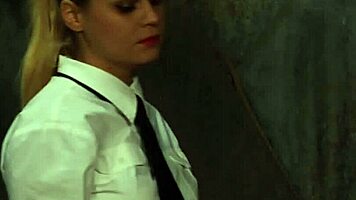 no escape for teen 18+ in brutal bondage punishment session