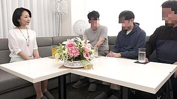 Bold Japanese Mature Seduces Virgin for Raw Creampie Sex with Reiko Seo