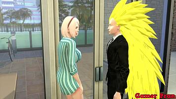 Hinata meets sakura and invites her for drinks at the table