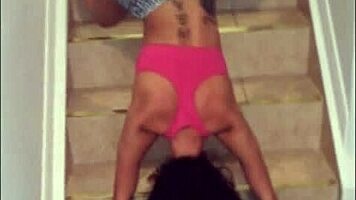 Kara Chase twerking with sexy toes up