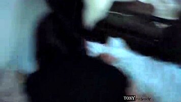 Latina Girlfriend's First Anal Mistake with Friend in Homemade Video