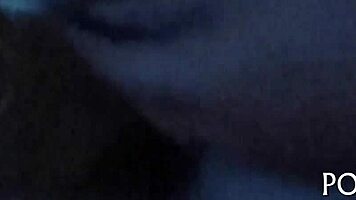 Bombshell alice white sucking cock in pov hardcore sex