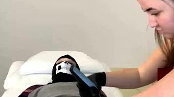 Sugarnadya teaches a young 18+ Russian girl how to depilate.