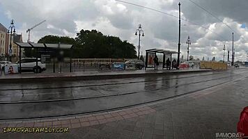 Thunderstorm ignites wild energy in busty teen 18+