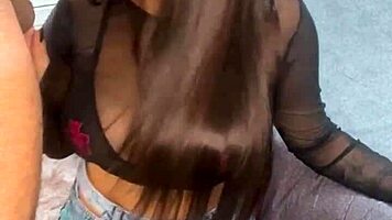 this hot teen is addicted to blowjobs
