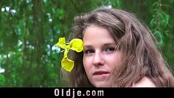 Man, that ugly old step got seduced by a hot 18+ stepdaughter for wild sex!