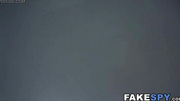 young babe with small tits bent over for job pov interview