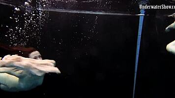 Two Girls Swim and Get Naked on Beach