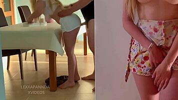 Che buono, i miei coinquilini scopano duro sul tavolo con teen 18+