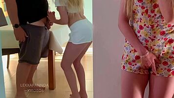 que rico, mis compañeros de piso follan duro en la mesa con teen 18+