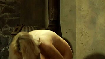 Young lesbian girls feel humiliated in the bath under the dominant mistress's watchful eyes