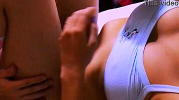 Stepmom seduces stepson's friend in apartment