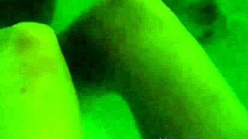 Intense Lesbian Teens Munching in Bath