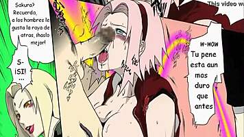 In the anime world of Naru-love 2, young characters embark on a hentai journey