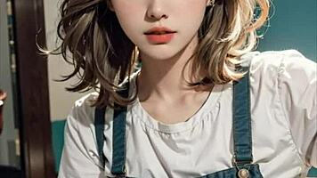 3D Animated Hentai Model Explores Beauty Salon with ASMR Pussy Play