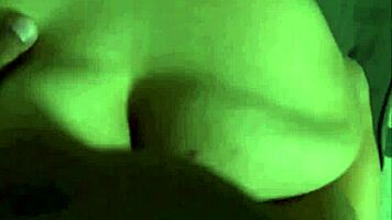 Stepsister sucks monster cock POV intensely