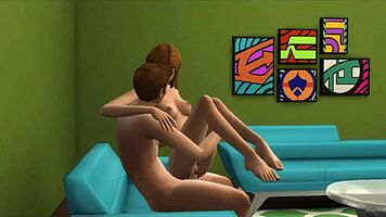 Sister catches brother masturbating at home