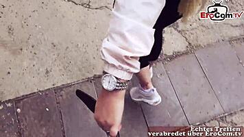 Busty Blonde Teen Picked Up In Public Bar