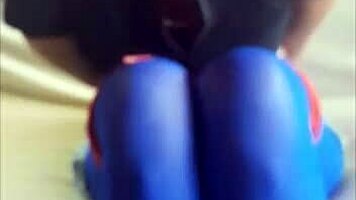 laura bound in hood and heels