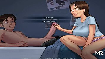 Summertime Saga episode explores intimate moments in a cartoon adventure with big ass and creampie scenes.