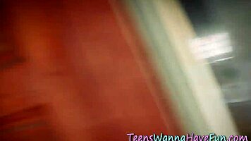 Real Amateurs Share Cock in Wild Teen 18+ Party with Hardcore Action