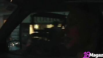 Lenka gives intense footjobs with cumshots on her skinny blonde body.