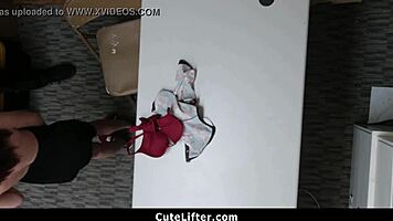 Bratty teen tried escaping the garage but got fucked hard instead