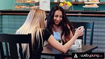 Popular Khloe Kapri Caught Fucking Bestie In Coffee Shop Live Stream