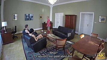 Bold Move: Brunette Earns Cash with Amazing Sex for New Ring