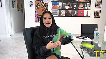 Tight pussy petite 18+ asian slut loses street race and receives a fat cock in outdoor blowjob.