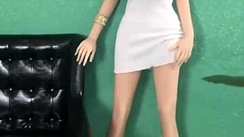 tiny sex doll donna with big tits and ass ready for fun