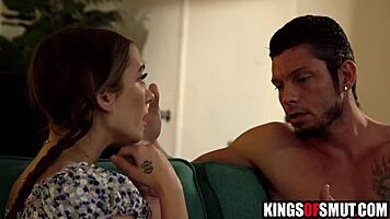 Virgin Step Sister Begs Step Brother To Pop Her Cherry!