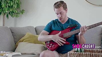 Getting Turned On by Stepbro's Vibrating Speaker