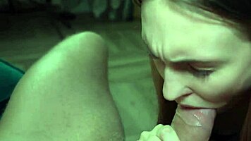 Teen shows off skinny jeans in bedroom