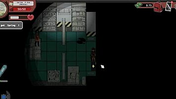 in spooky milk life hentai, the curvy teen femdom fucks roughly on the ground with toys and monster cock