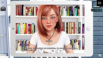 sunshine love plays anime game in underwear