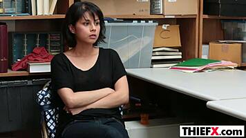 stiff case with teen 18+ thief penelope reed