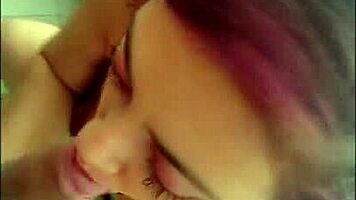 perfect blowjob ends with facial cumshot