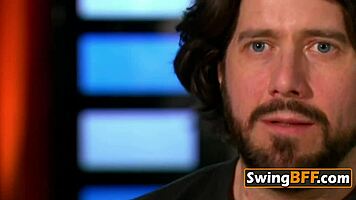 We are bisexual swingers kissing and having softcore sex