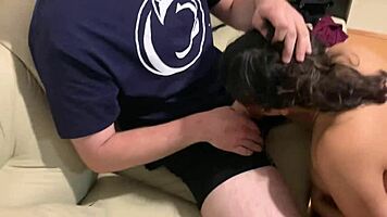 Latina Teen Gets Spitroast Action In Threesome!