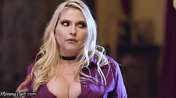 ebony mystique and christie stevens host a wild sex party with stepdaughters