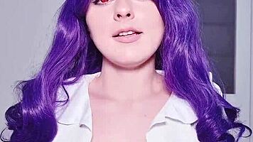 Sexy Secretary Rize Kamishiro Masturbates Hard for Her Boss