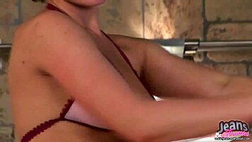 im just a petite tomboy in tight jeans, babe